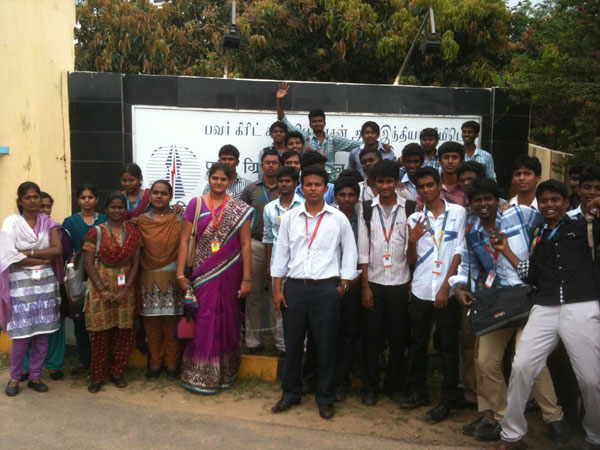 Industrial Visit to Power Grid, Sriperumbudur, by II EEE students on 06 Mar 2013